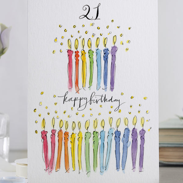 '21 Happy Birthday' Milestone Birthday Card