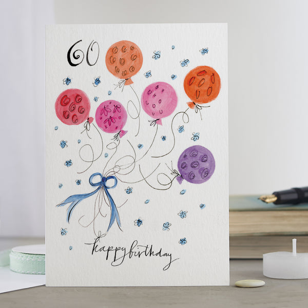 '60 Happy Birthday' Milestone Birthday Card