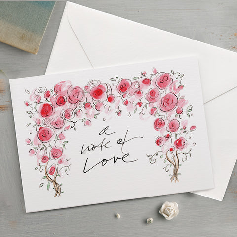 'A Note Of Love' Card