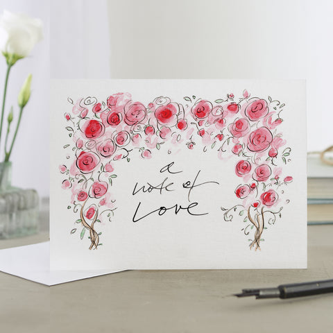 'A Note Of Love' Card