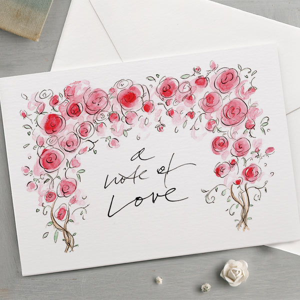 'A Note Of Love' Card
