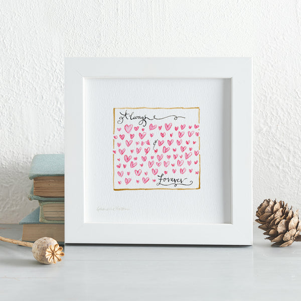 'Always & Forever' Framed Original Art