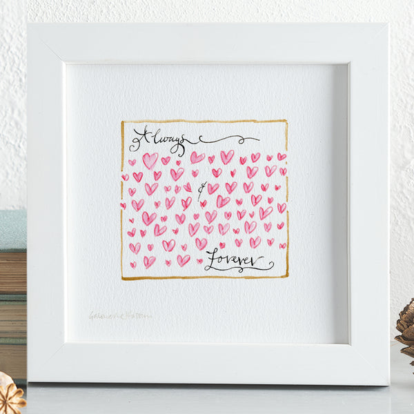 'Always & Forever' Framed Original Art