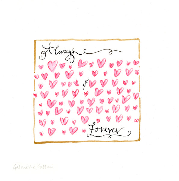 'Always & Forever' Framed Original Art