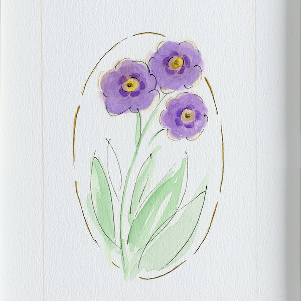 'Auricula' Framed Original Art