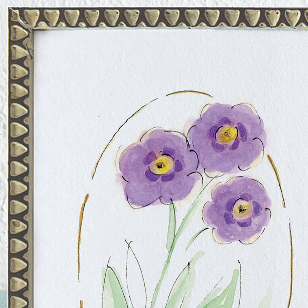 'Auricula' Framed Original Art