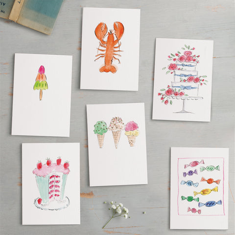 'Bon Viveur' Correspondence Set Of 6