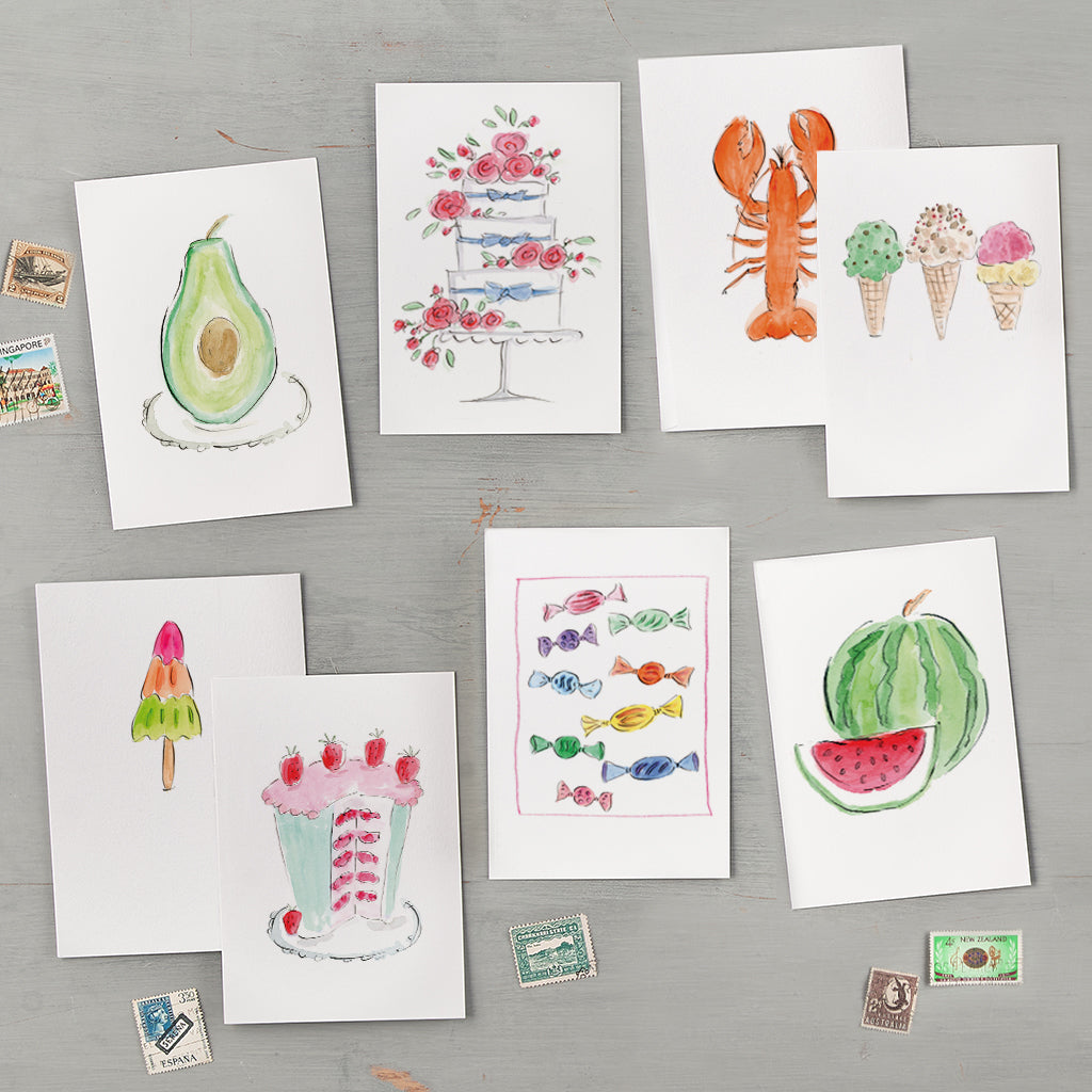 'Bon Viveur' Correspondence Set Of 8