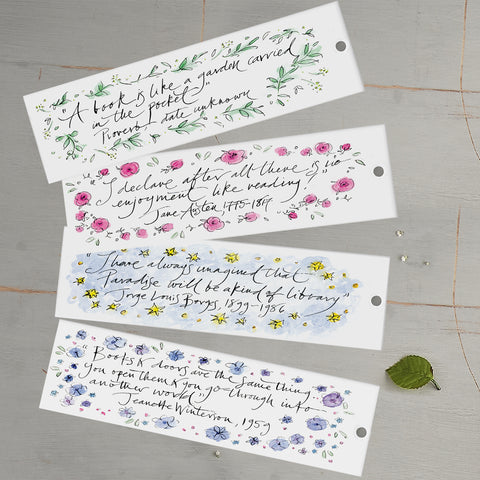 'The Book Lover’s Bookmarks' Gift Set Pack Of Four