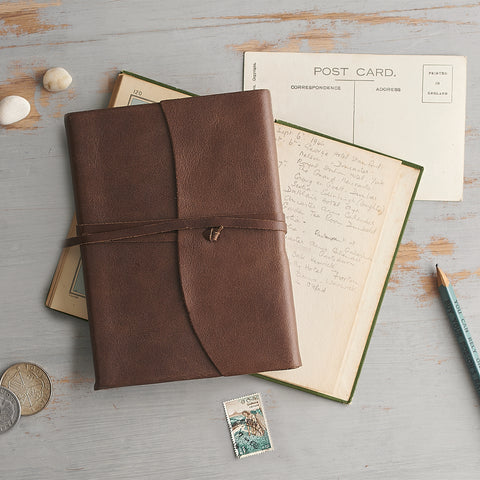 Handmade Brown Leather Journal