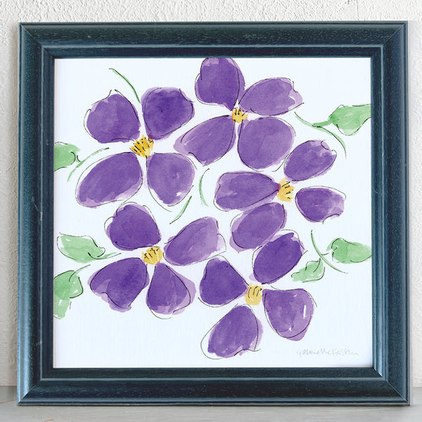 'Clematis' Framed Original Art