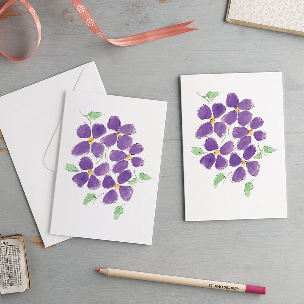 ‘Clematis’ Stationery Collection