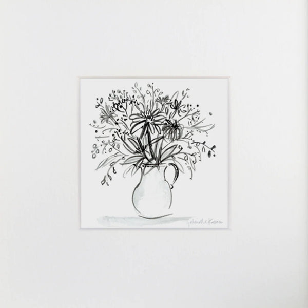 'Vase Of Flowers' Framed Original Art