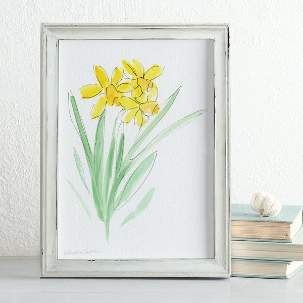 'Daffodils' Framed Original Art