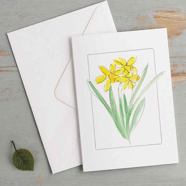 'Daffodils' Spring Flower Card