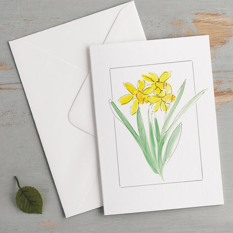 'Daffodils' Spring Flower Card
