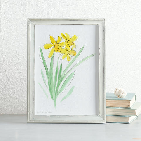 'Daffodils' Framed Original Art