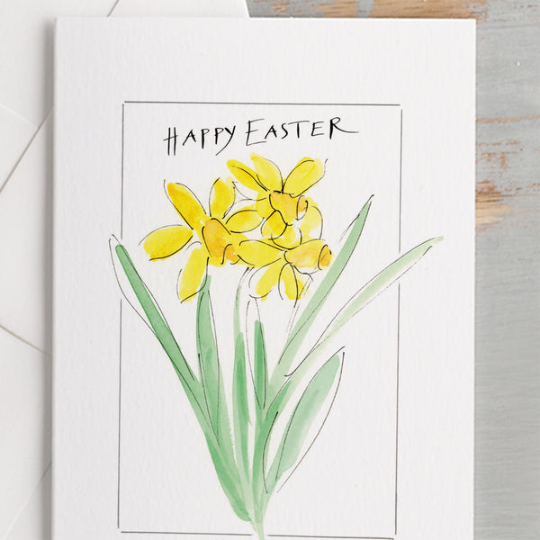 'Daffodils' Easter Card