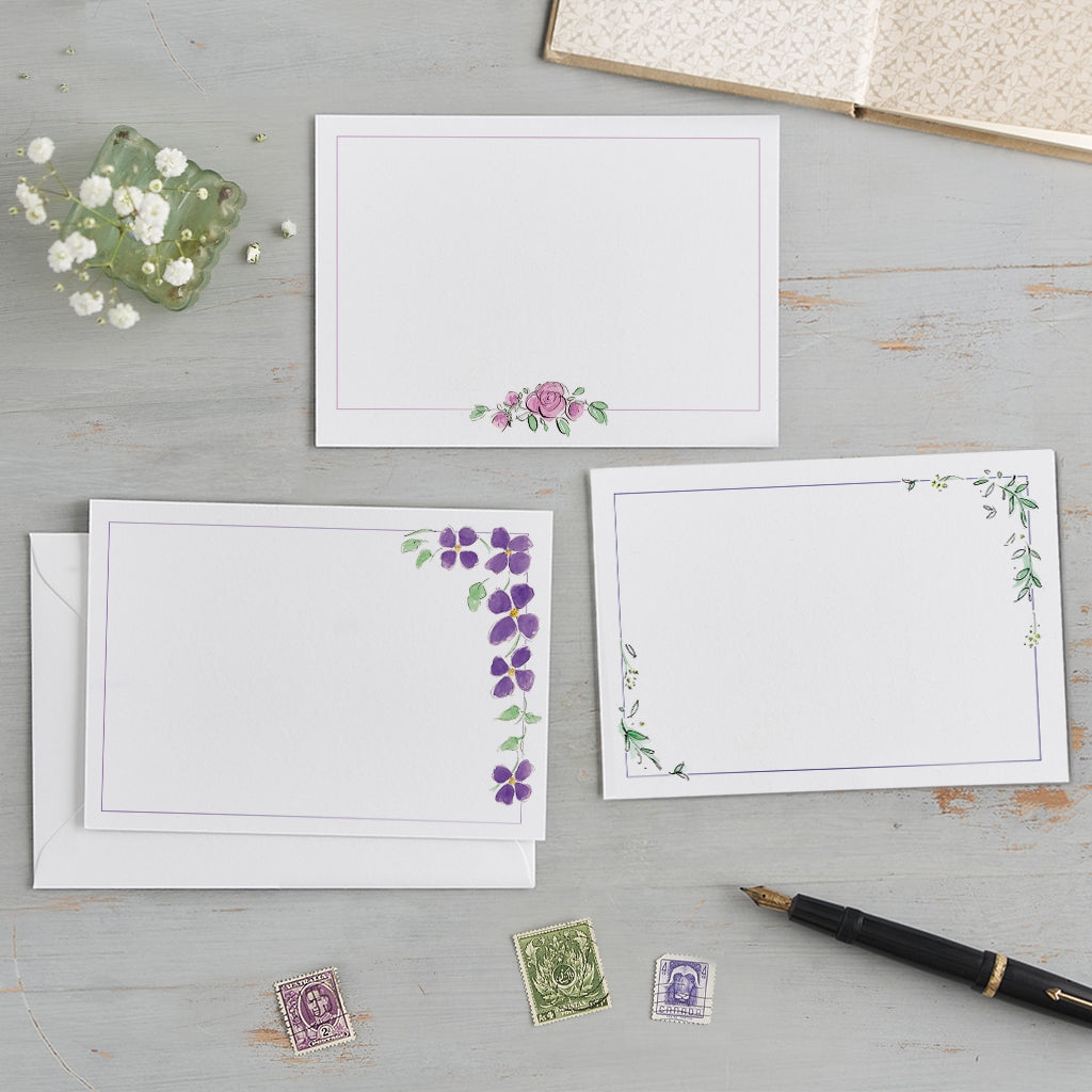 'Floral' Notecards