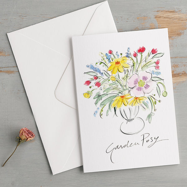 'Garden Posy' Flower Card