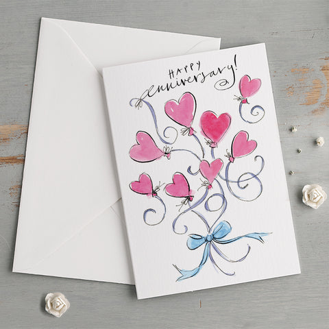 'Happy Anniversary' Balloons Celebration Card