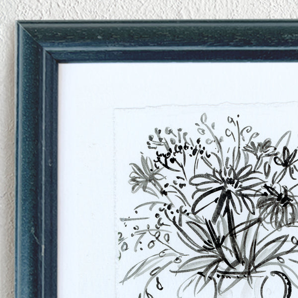 'Jug Of Flowers' Framed Original Art