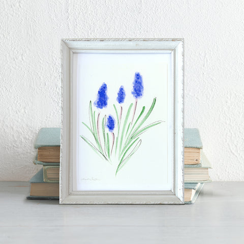 'Muscari' Framed Original Art
