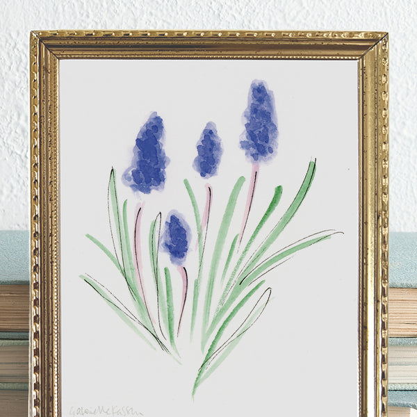 'Muscari' Framed Original Art