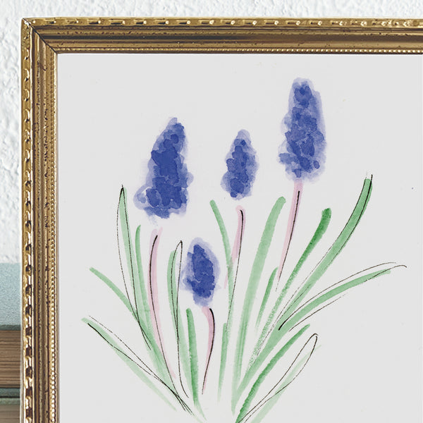 'Muscari' Framed Original Art