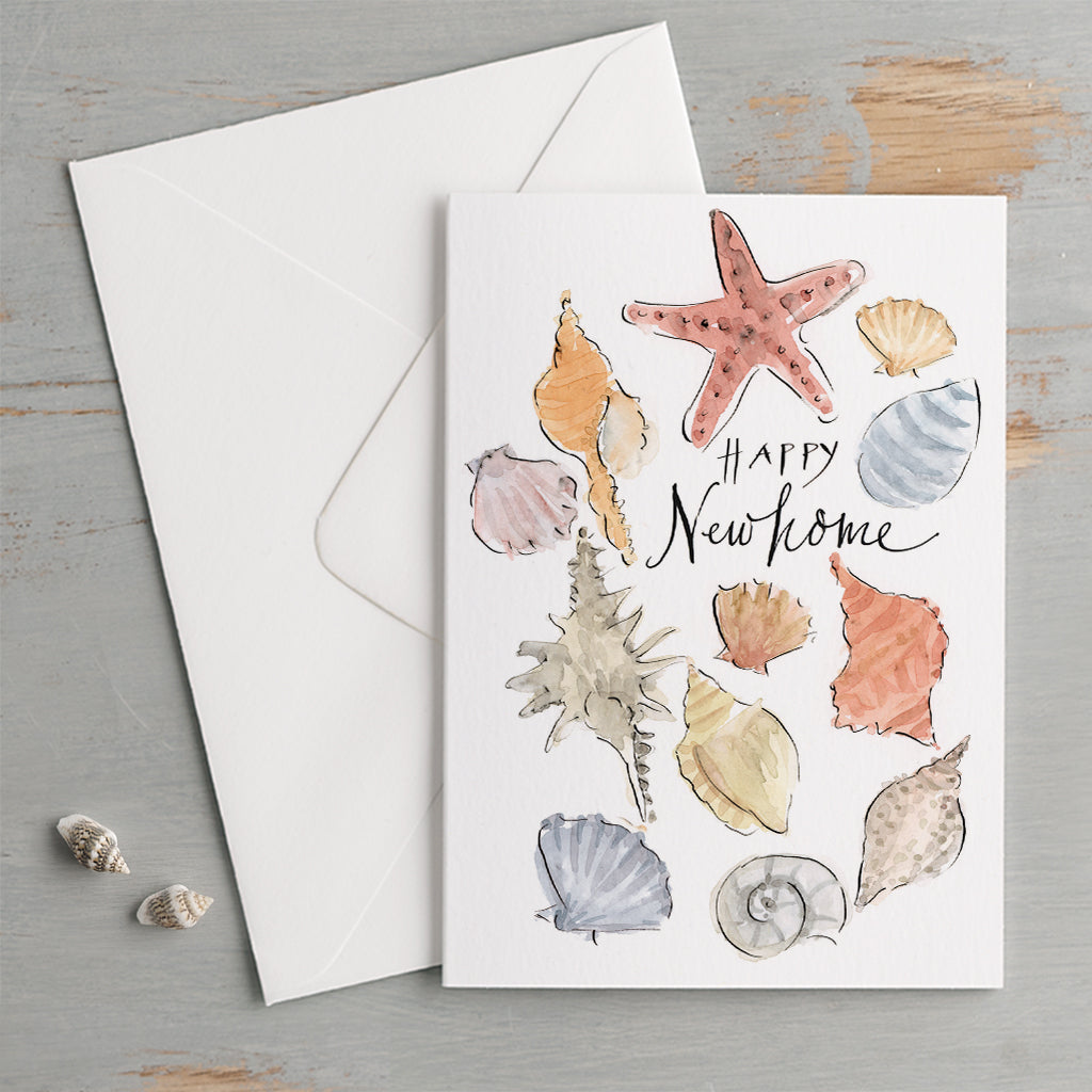'Happy New Home!' Shells Card