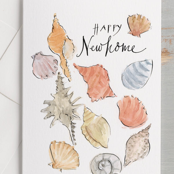 'Happy New Home!' Shells Card