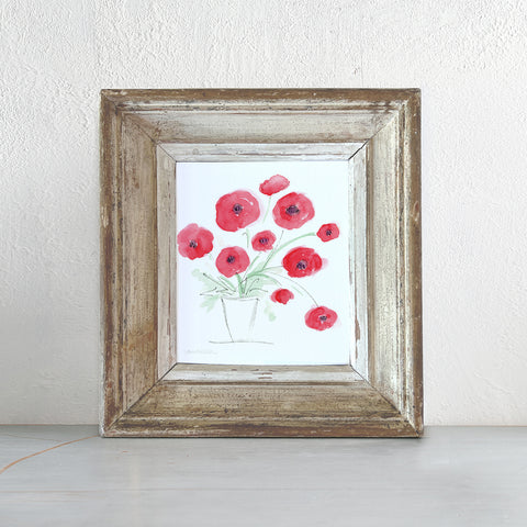 'Poppies' Framed Original Art