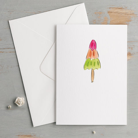 'Rocket Ice Lolly' Card