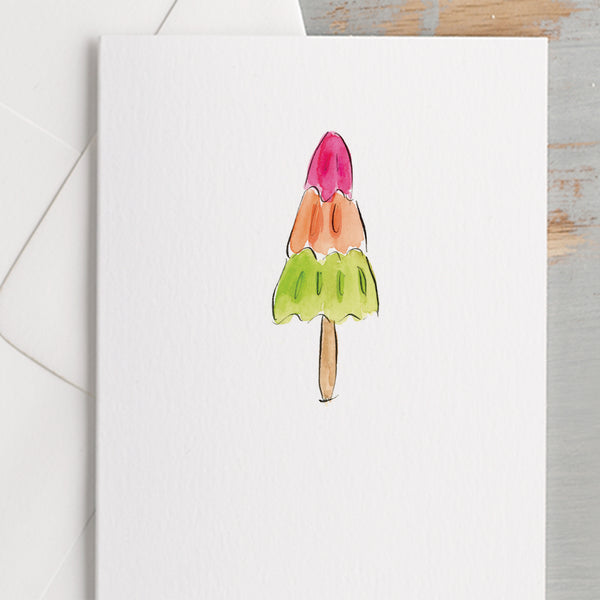 'Rocket Ice Lolly' Card