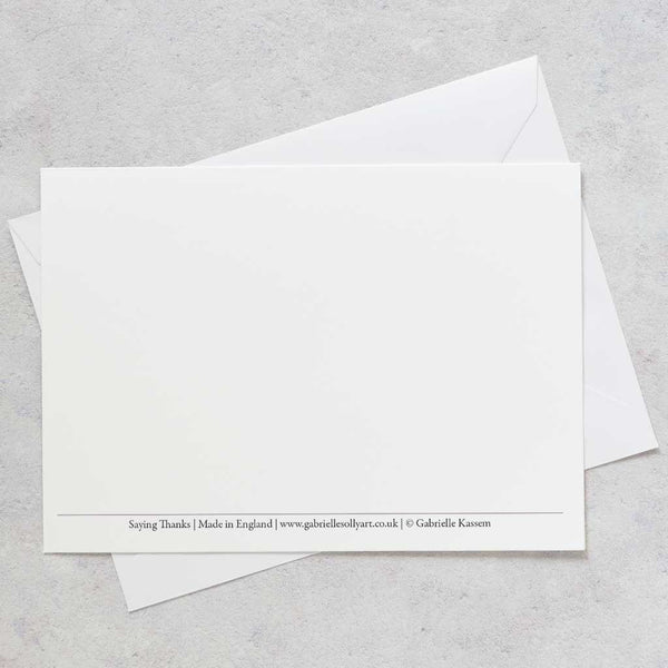 'Saying Thanks' Decorative Postcard Pack