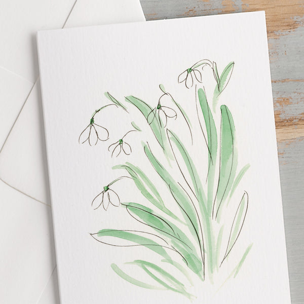 'Snowdrops' Framed Original Art