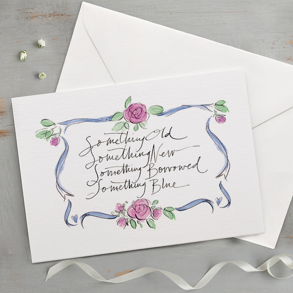 'Something Old, Something New...' Celebration Card