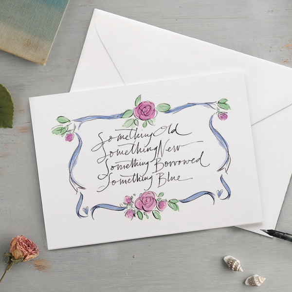 'Something Old, Something New...' Celebration Card