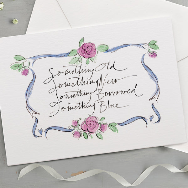 'Something Old, Something New...' Celebration Card