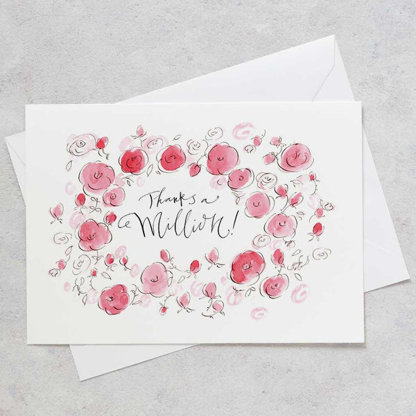 'Saying Thanks' Decorative Postcard Pack