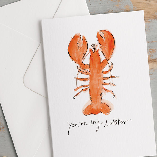 'You're My Lobster' Funny Romantic Card